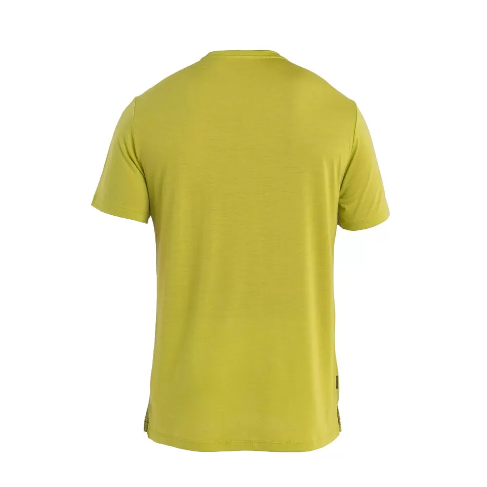 icebreaker Merino T-Shirt Men's 125 Cool-Lite™ Sphere II Short Sleeve Crewe Synergism - Bio Lime