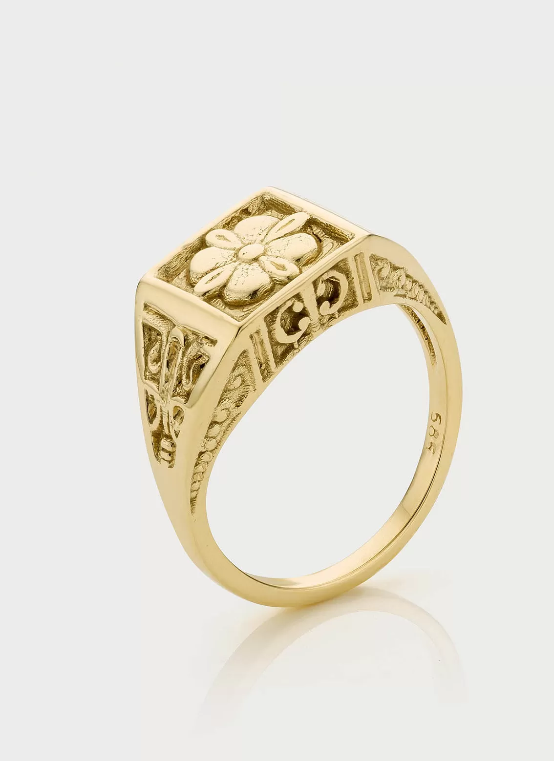 Imone signet ring 14k gold