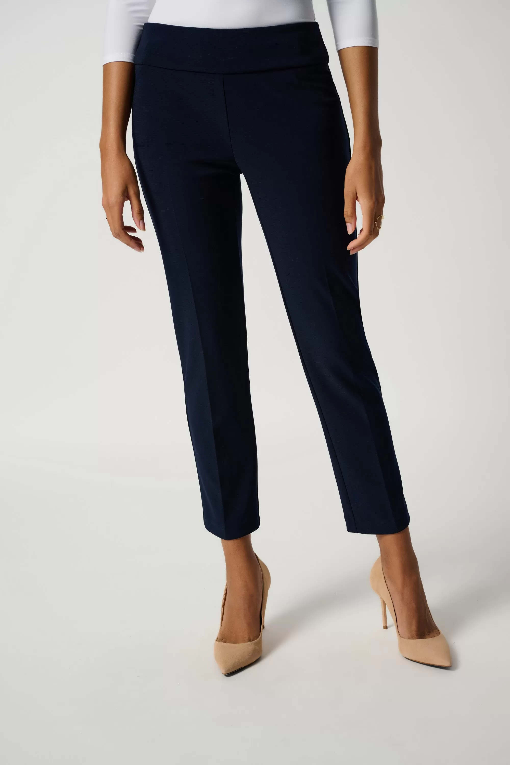 Joseph Ribkoff Classic Cropped Pant 181089 - Midnight Blue