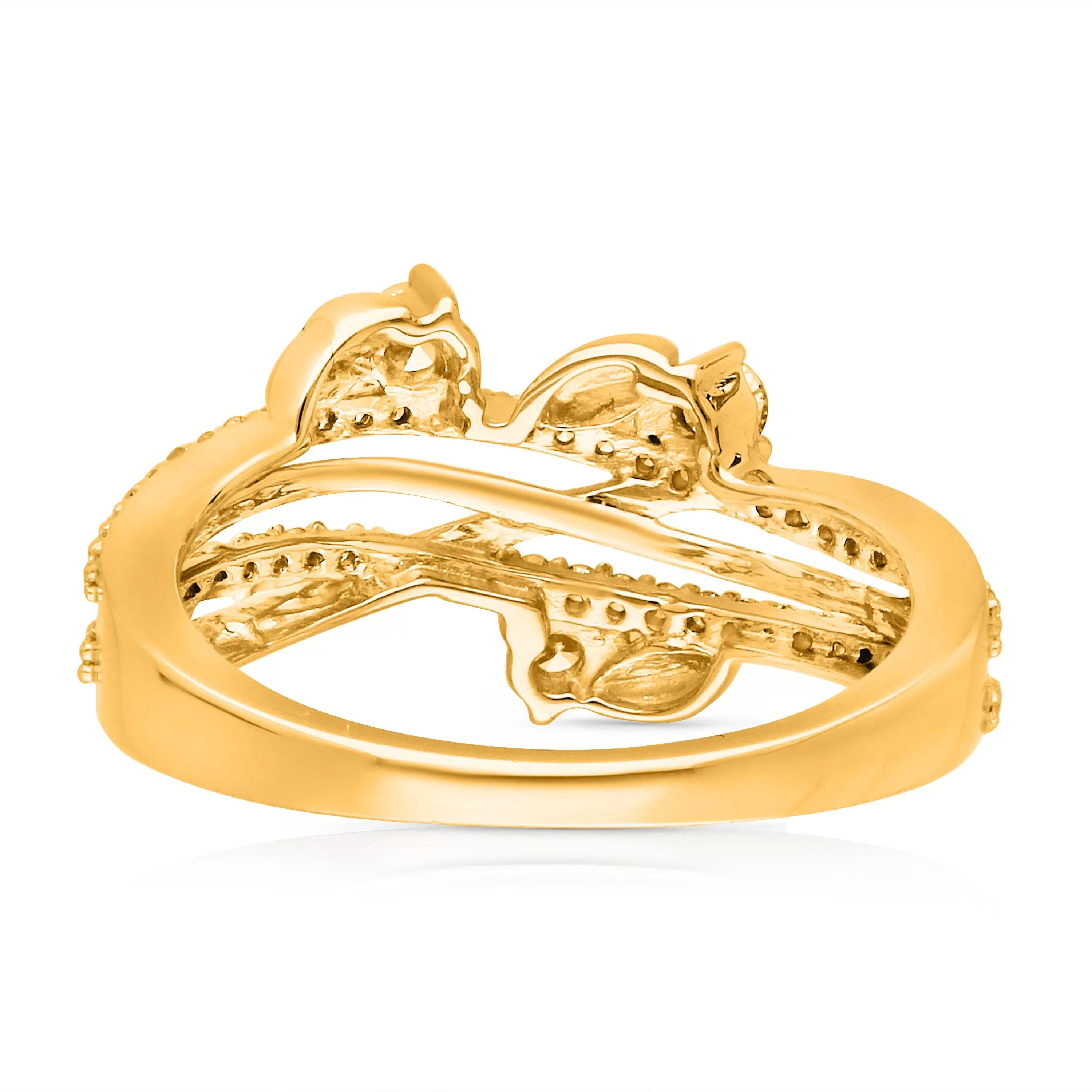 Kallati Eternal Diamond Ring in 14K Two-Tone Gold