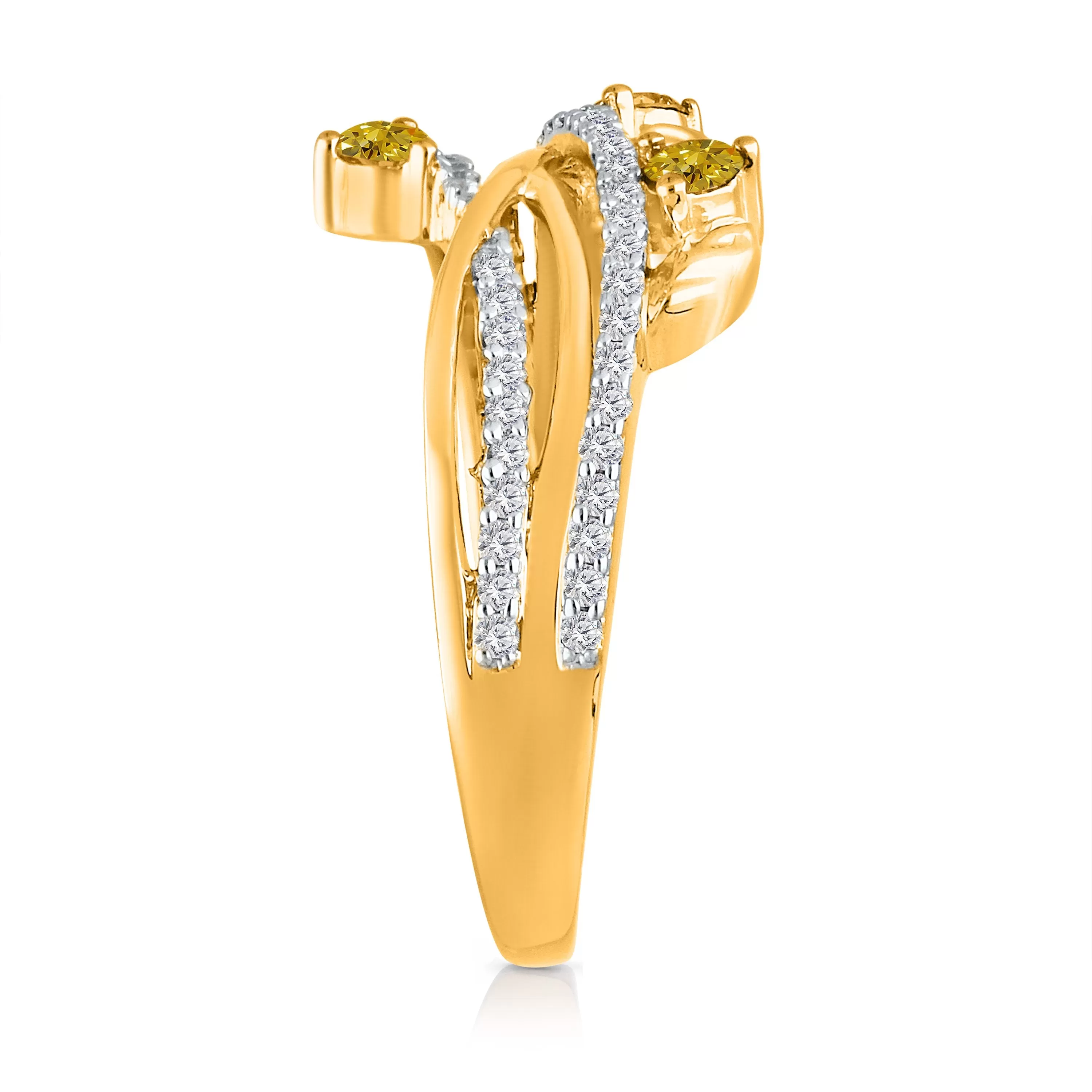 Kallati Eternal Diamond Ring in 14K Two-Tone Gold