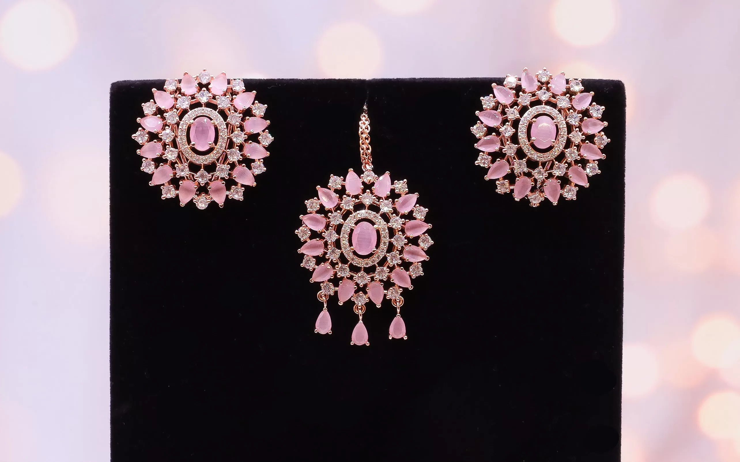 Katie Earrings with Tikka