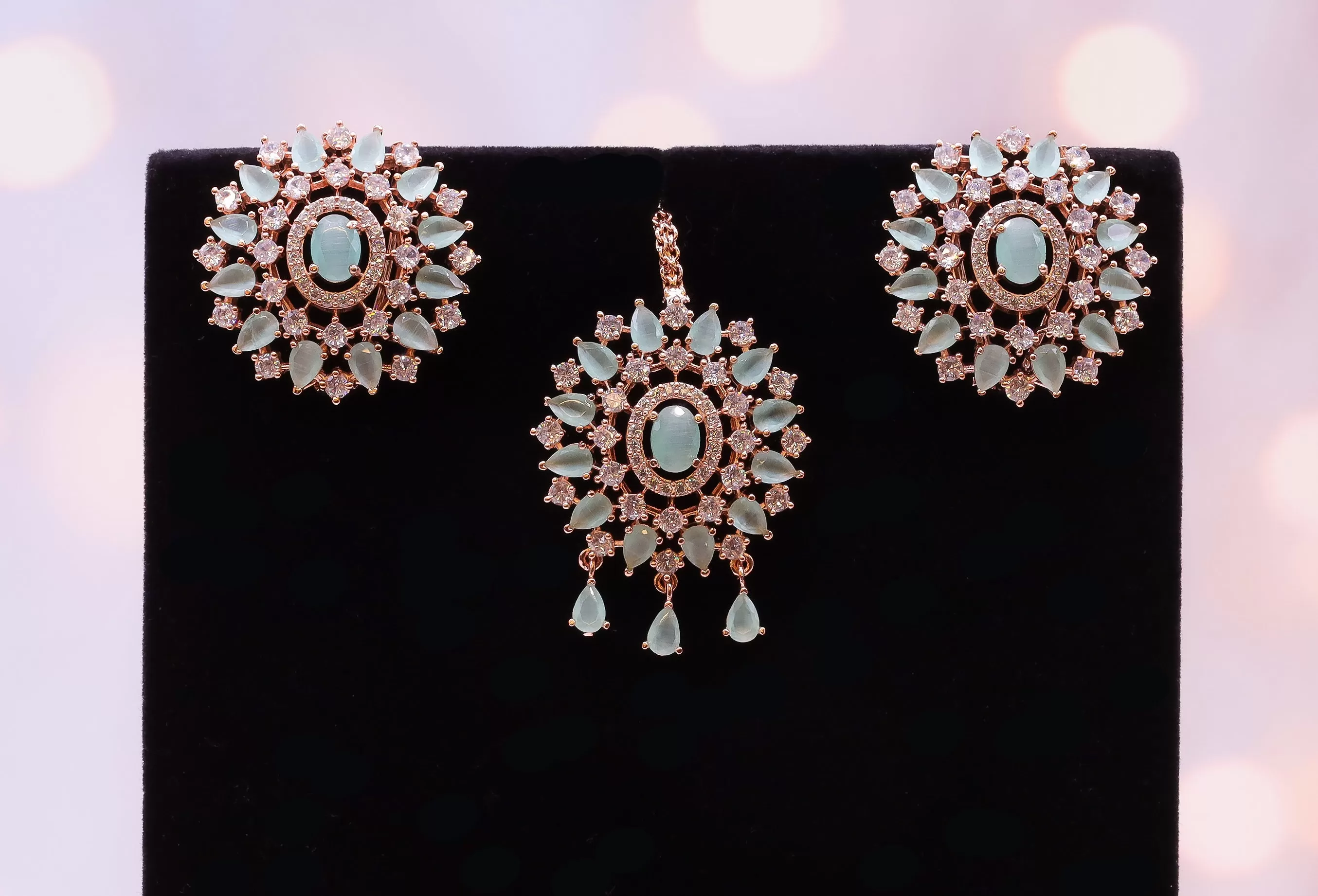 Katie Earrings with Tikka