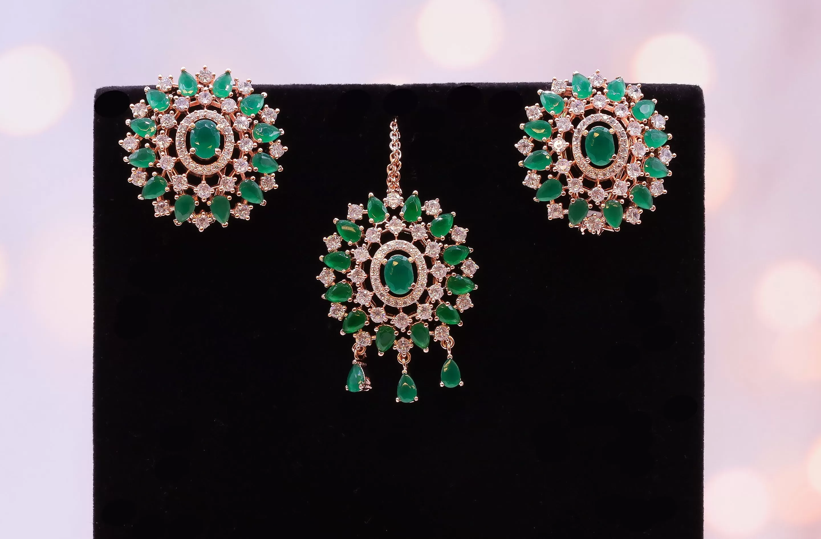 Katie Earrings with Tikka