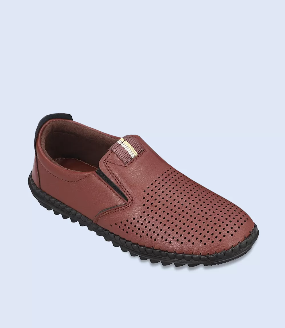 KB0041-BROWN-Rugged Shoes For Boys