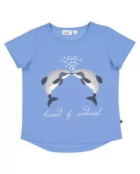 Kissed by Radicool Dolphin Love Tee