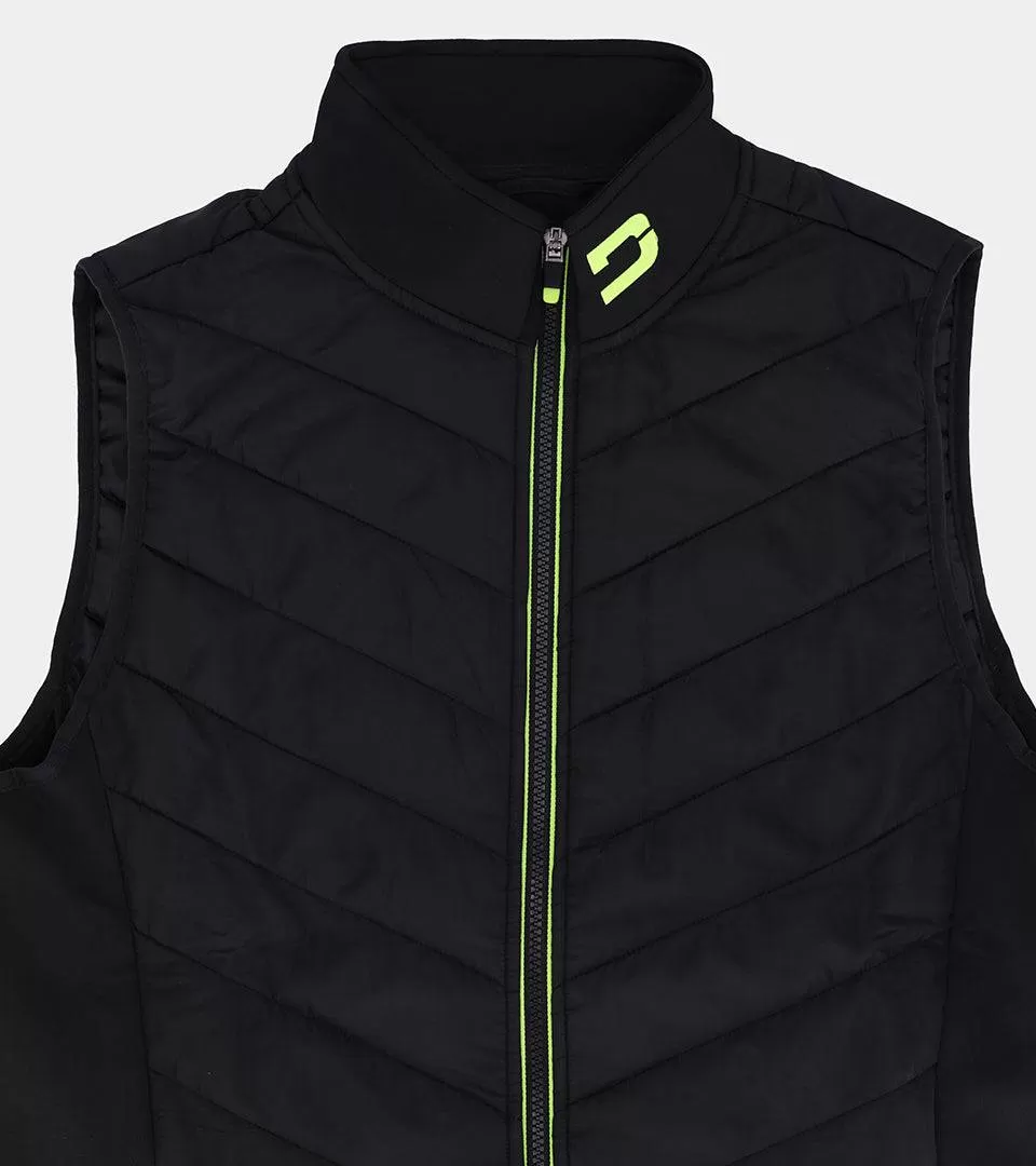 KYTE GILET - BLACK / LIME