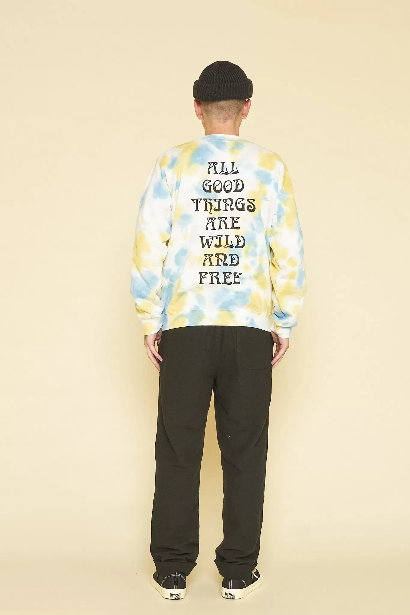 Liberaiders Tiedye Crewneck - Yellow