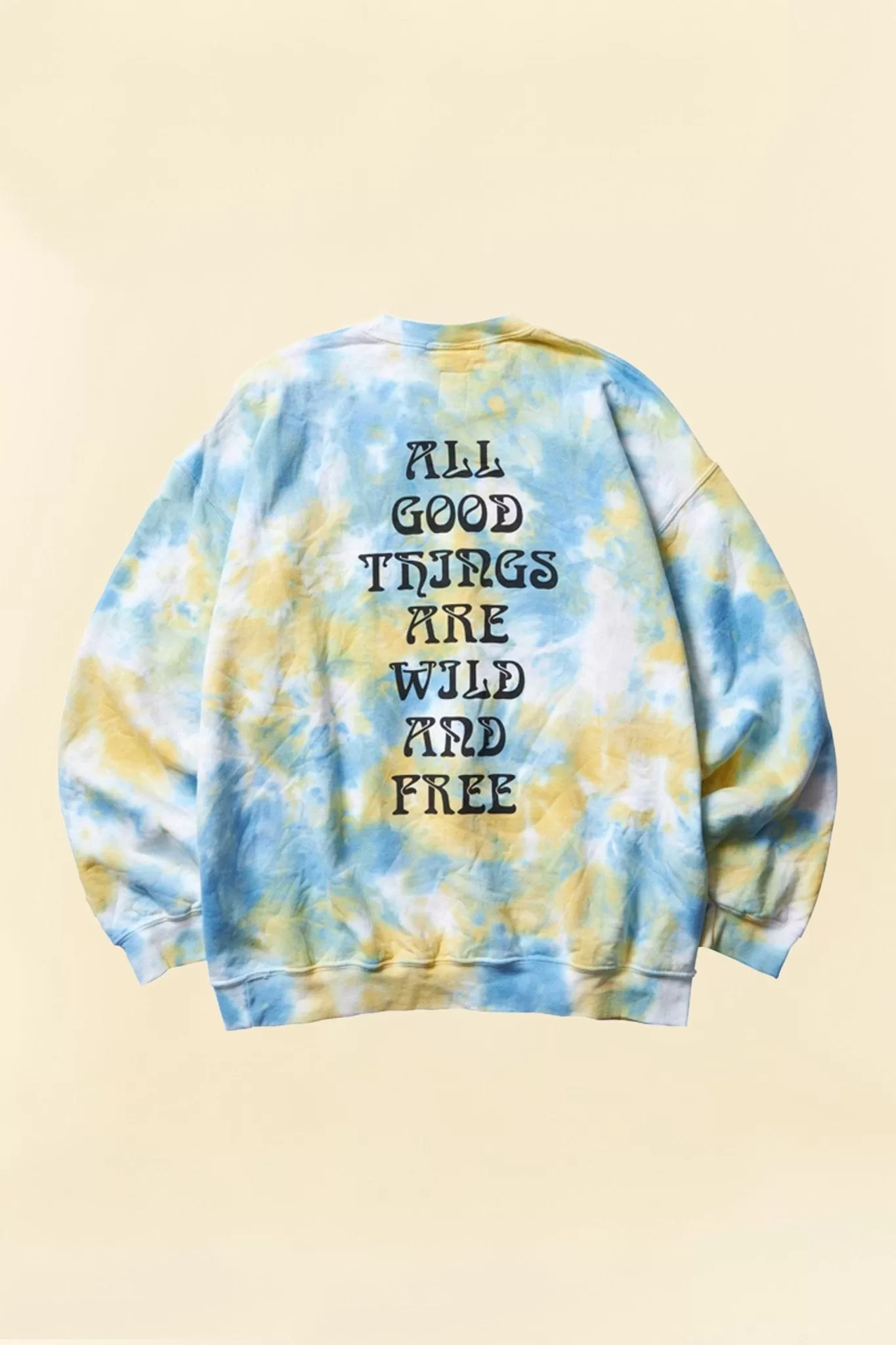 Liberaiders Tiedye Crewneck - Yellow