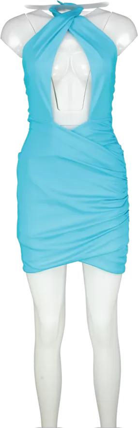 Lovers and Friends Blue One Shoulder Mini Dress UK XS