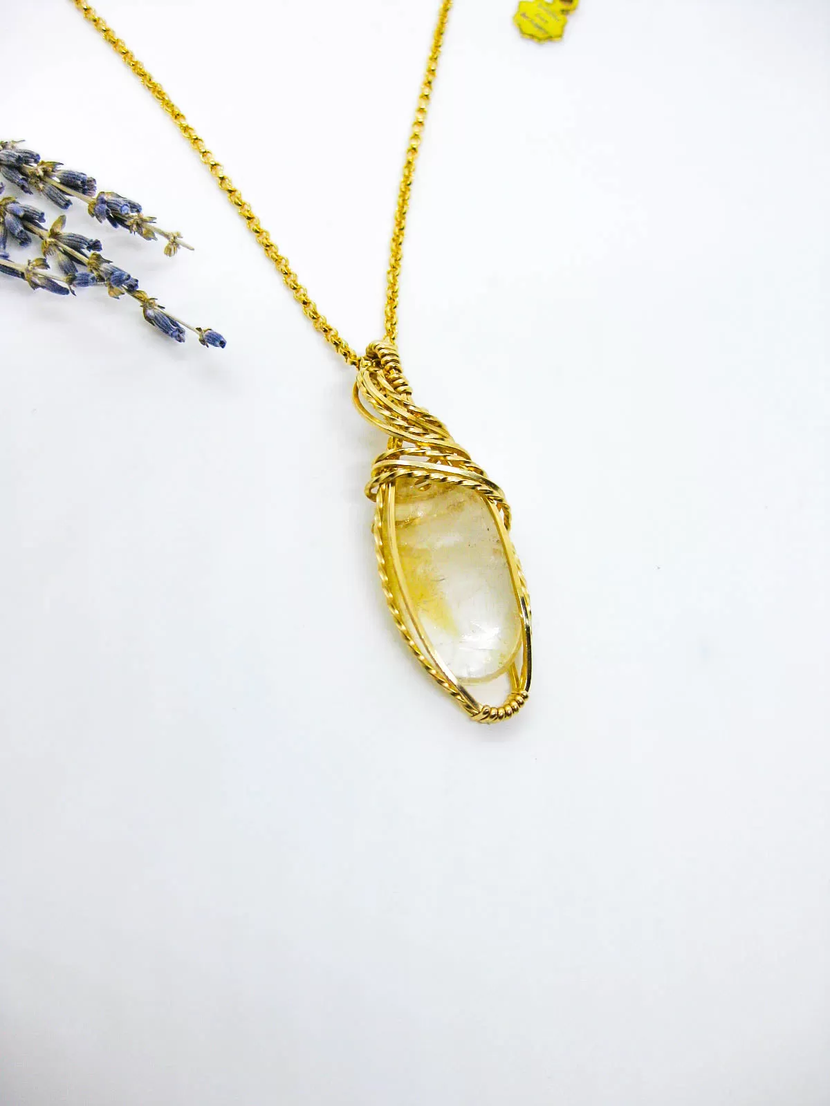 Marigold: Citrine Necklace - n612oak