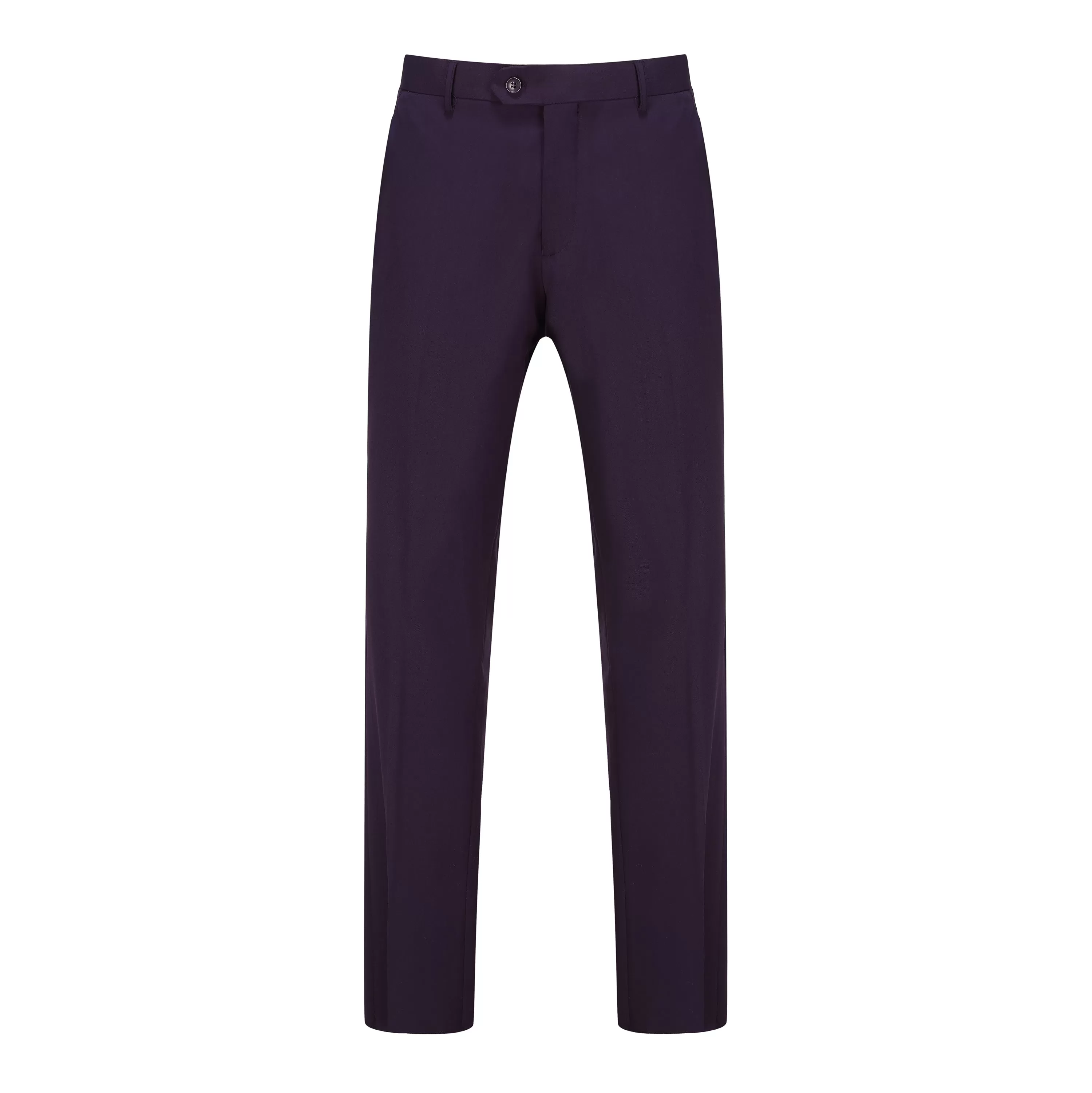 Men's 3-Piece Classic Fit Performance Stretch Suit (NAVY, PLUM)