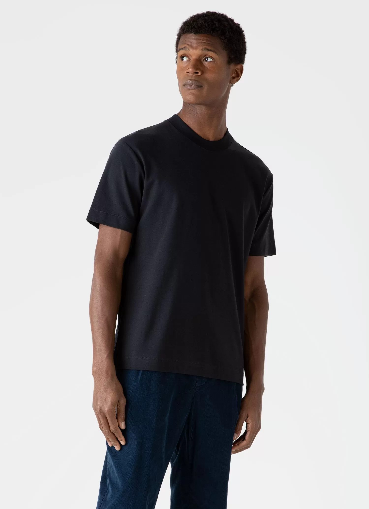 Men's Relaxed Fit Heavyweight T-shirt in Black