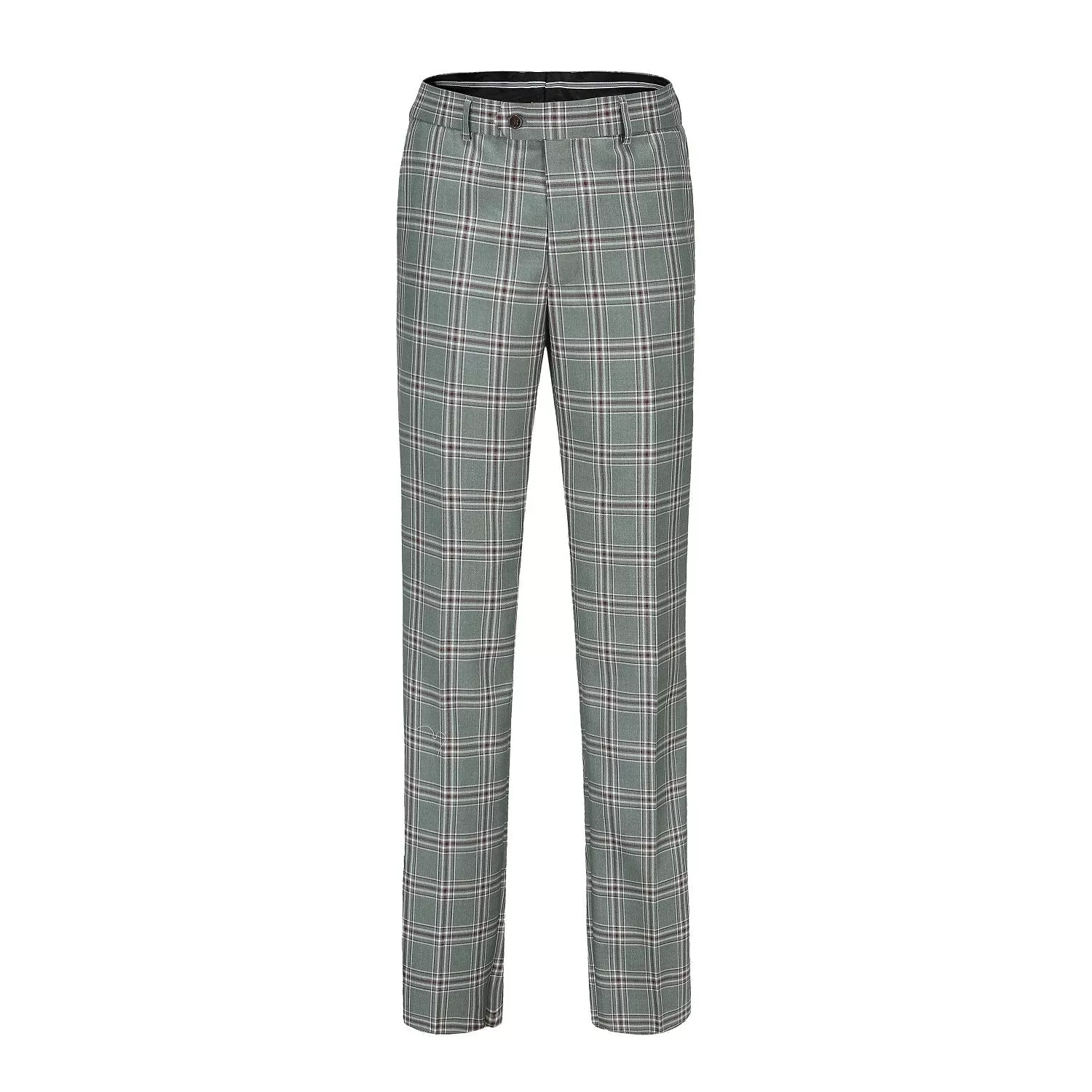 Men's Slim-Fit 3PC Glen Plaid Suit