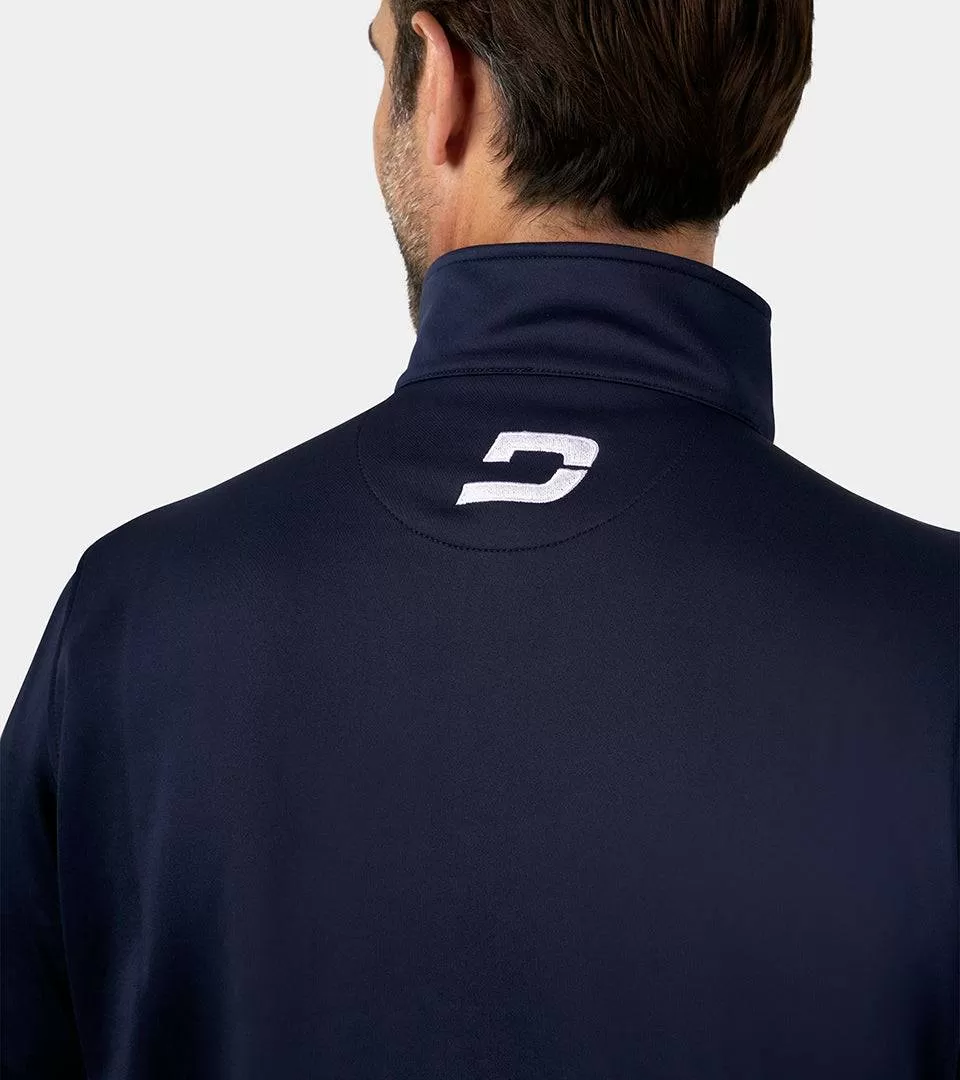 MEN'S ULTRA BLEND GOLF MIDLAYER 1/4 ZIP - NAVY