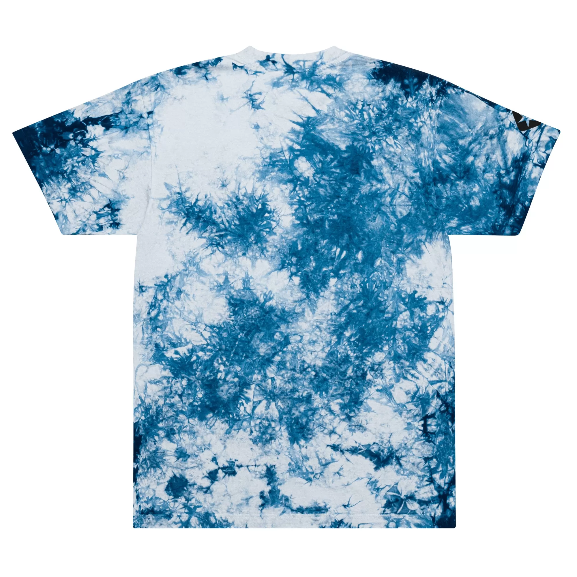 Midnight Blue Oversized Tie-Dye T-shirt