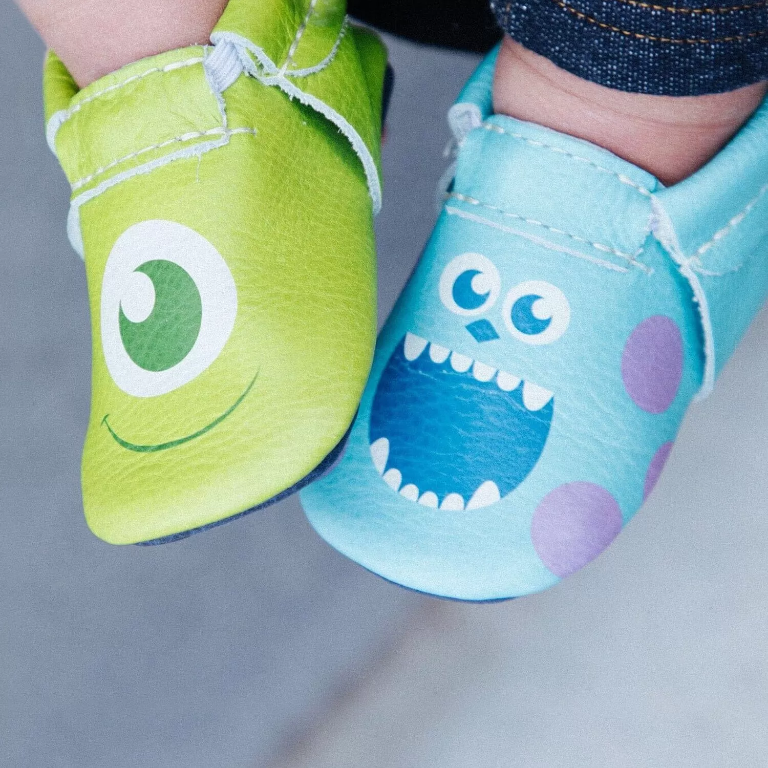 Mike and Sully City Baby Shoe