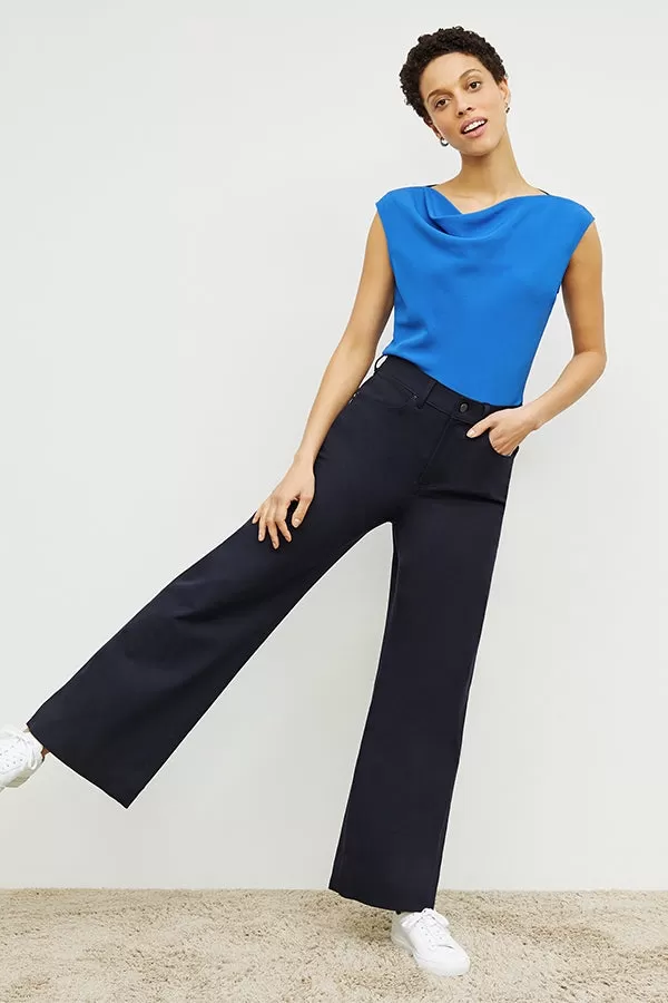 Milo Wide-Leg Jean - Eco Better Than Denim :: Dark Navy