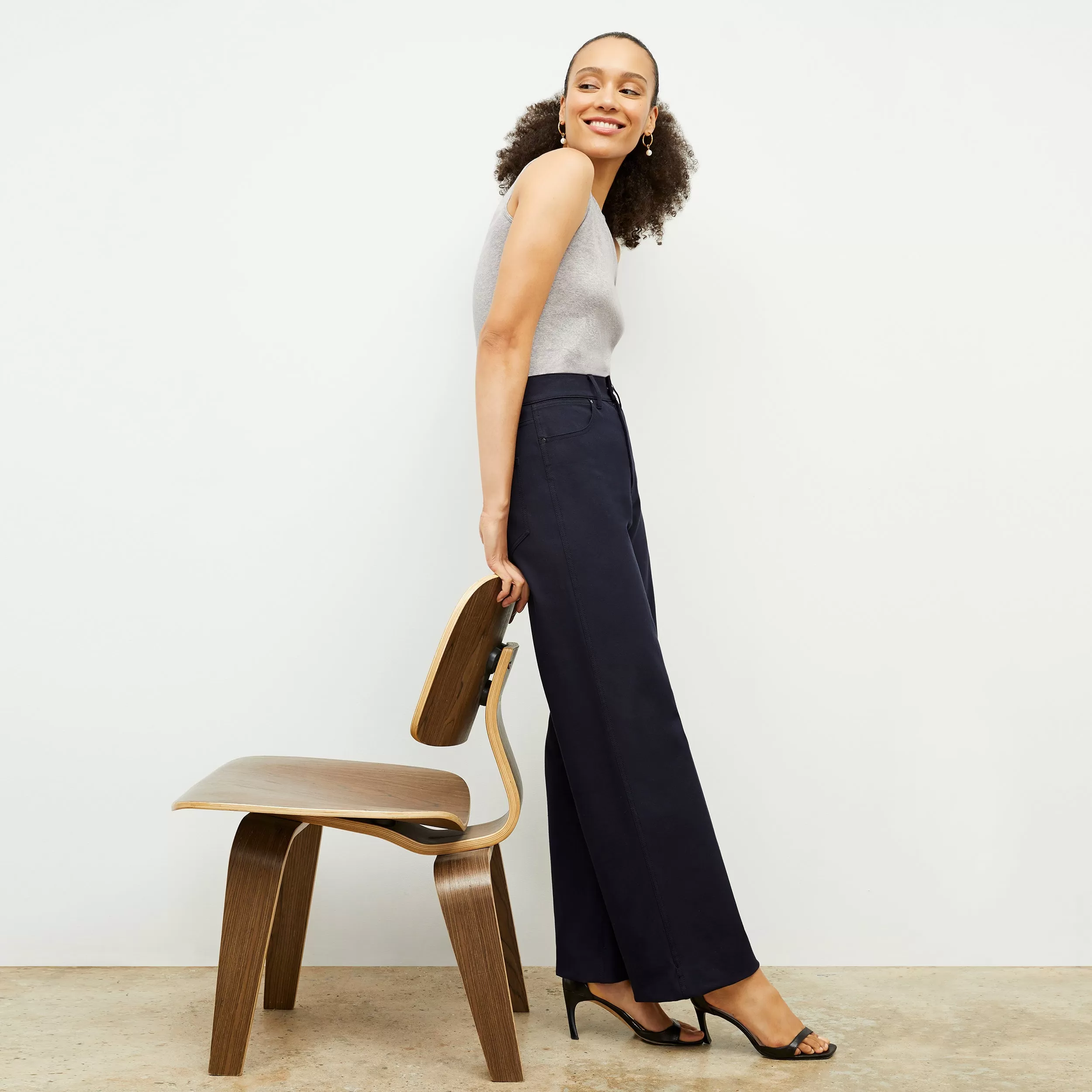 Milo Wide-Leg Jean - Eco Better Than Denim :: Dark Navy