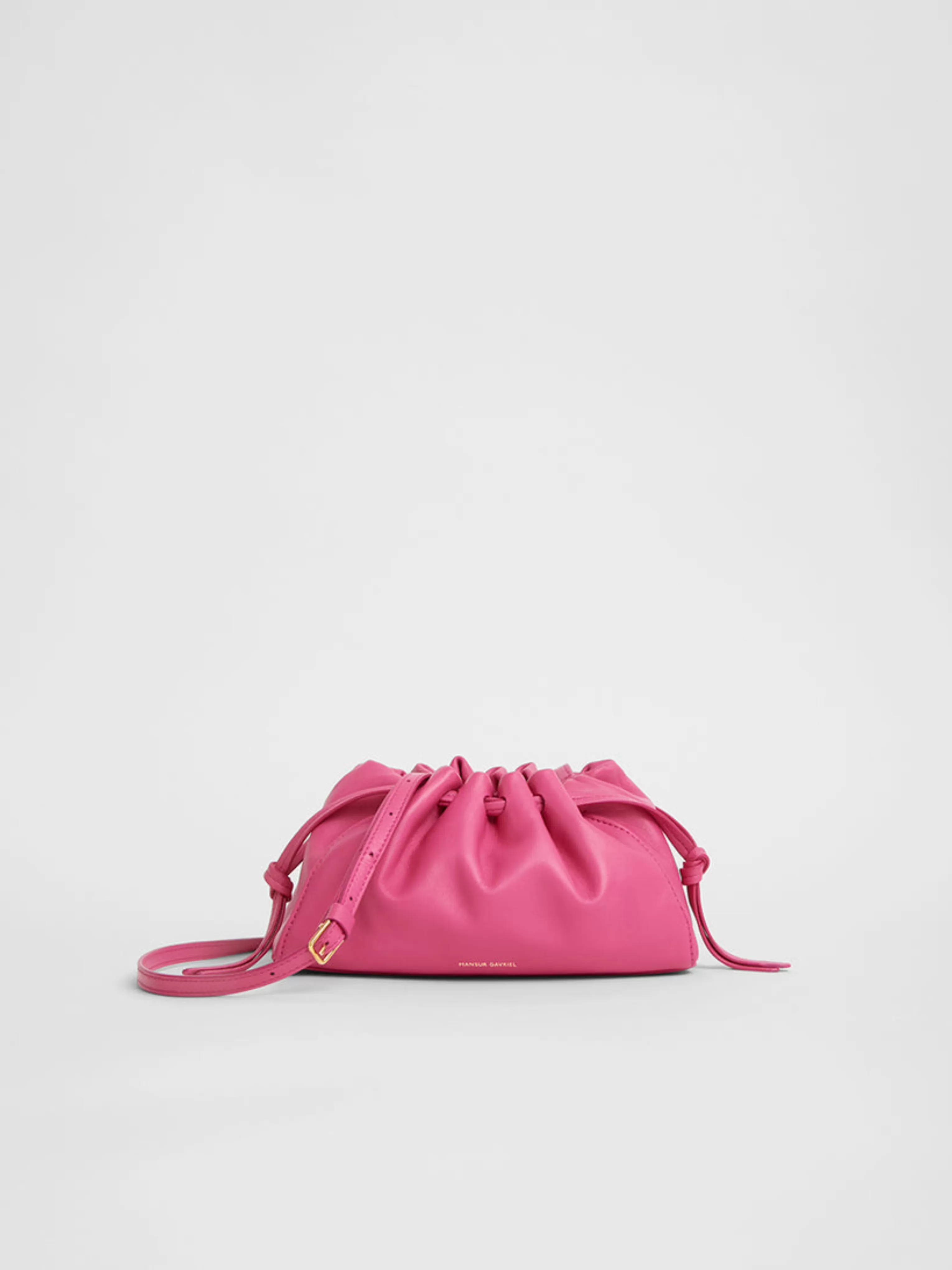 Mini Leather Bloom Bag in Dolly