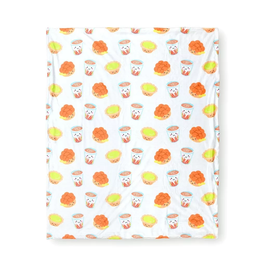 Minky Fleece Blanket - Hong Kong Inspired