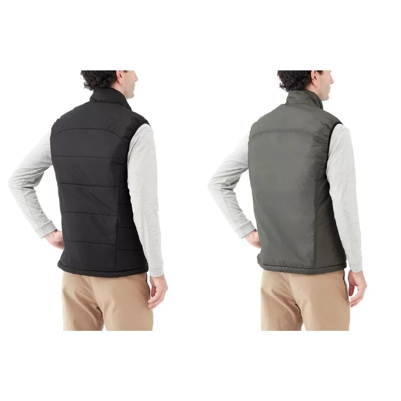 Montbell Jacket Men's US Thermawrap Vest - Blue EXCELOFT® Water-Repellent