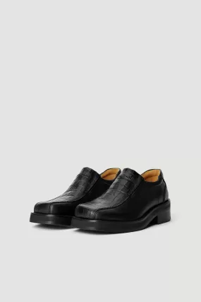 MOOG croco loafers