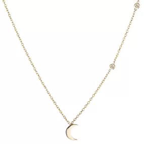 Moon and Stars Necklace