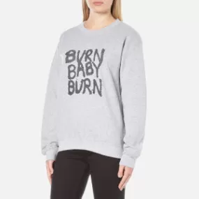 OBEY WAR PIG GRAVER BABY BURN CREW NECK