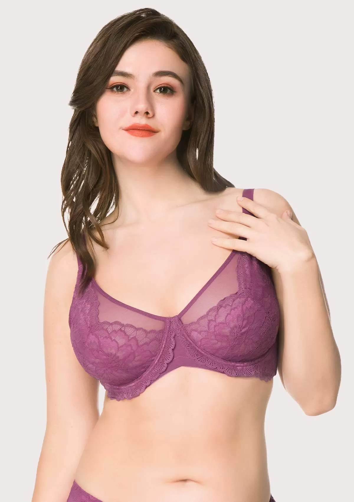 Paeonia Lace Underwire Bra