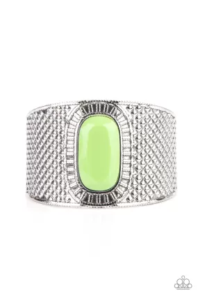 Paparazzi Poshly Pharaoh - Green Bracelet