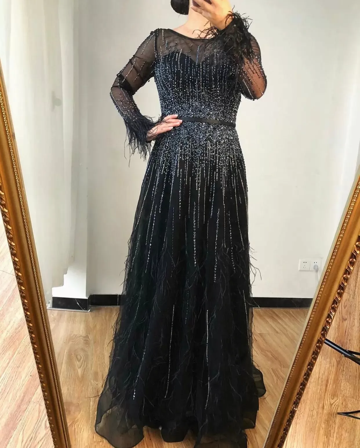 Paris - Black Evening Gown