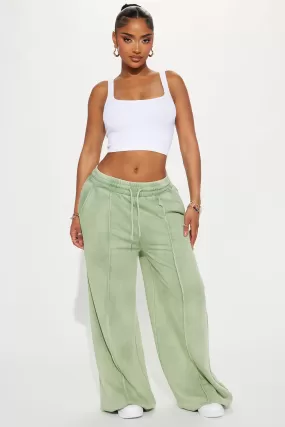 Pay No Attention Lounge Pant - Sage