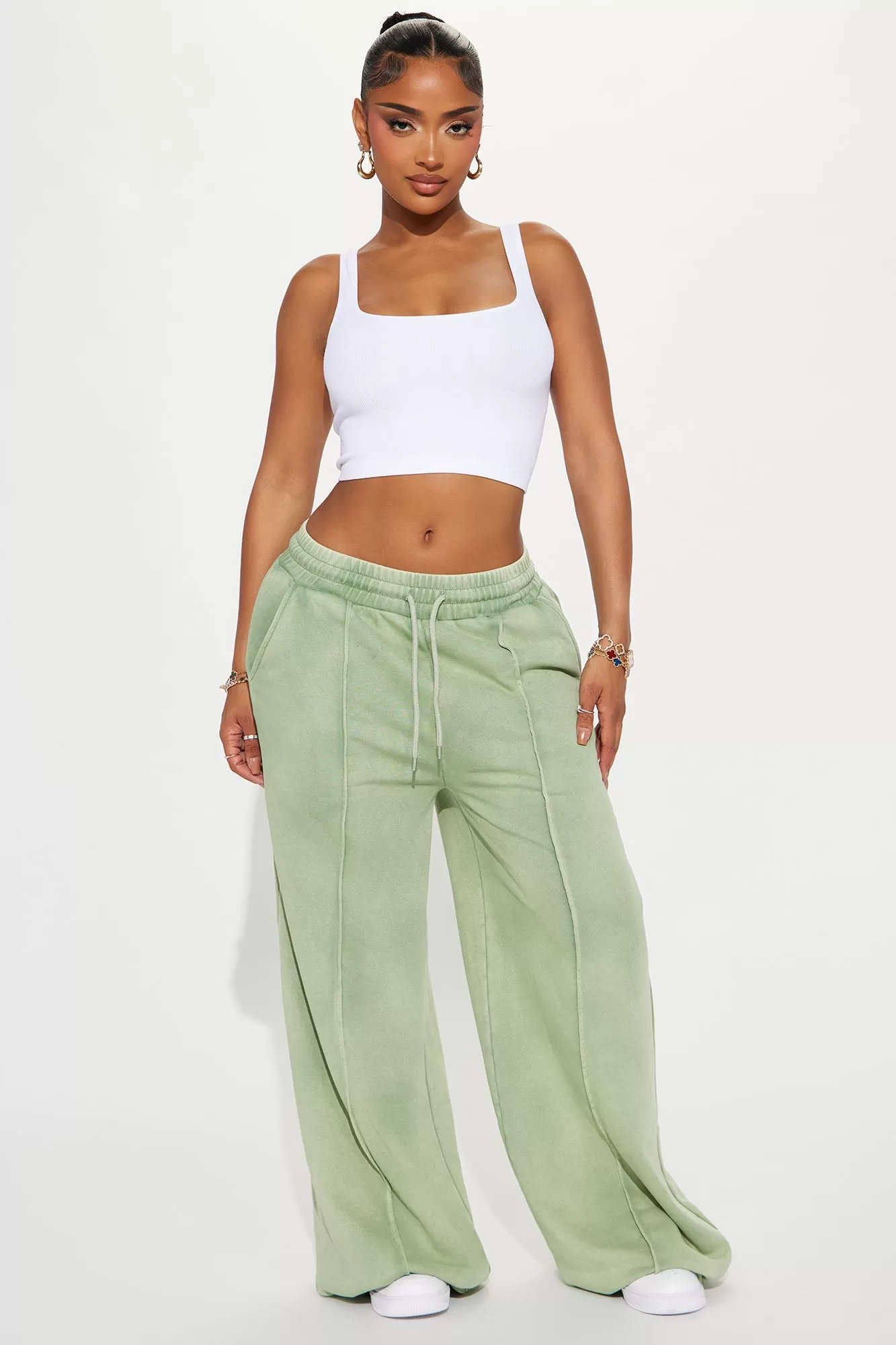 Pay No Attention Lounge Pant - Sage