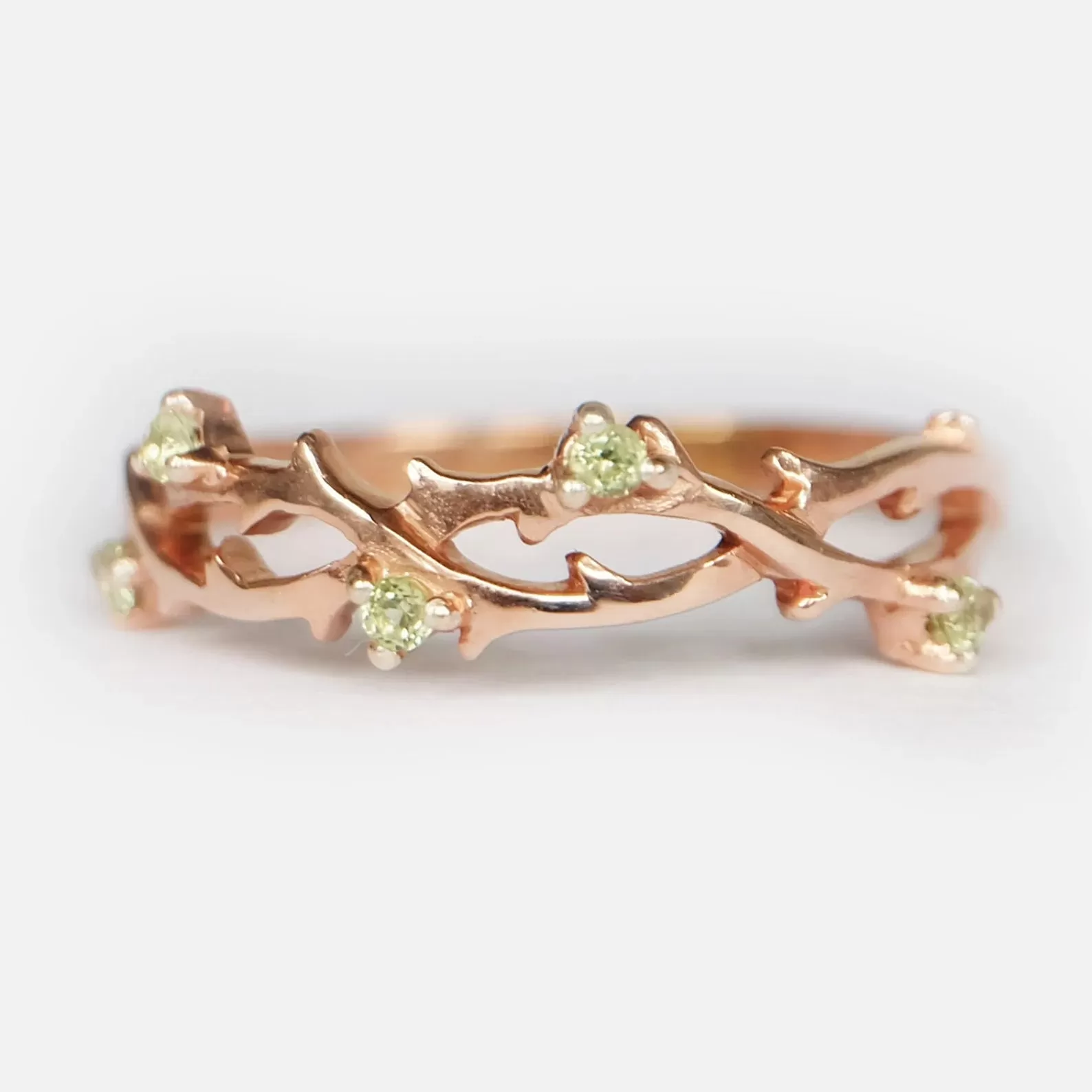 Peridot Branch Ring Helen