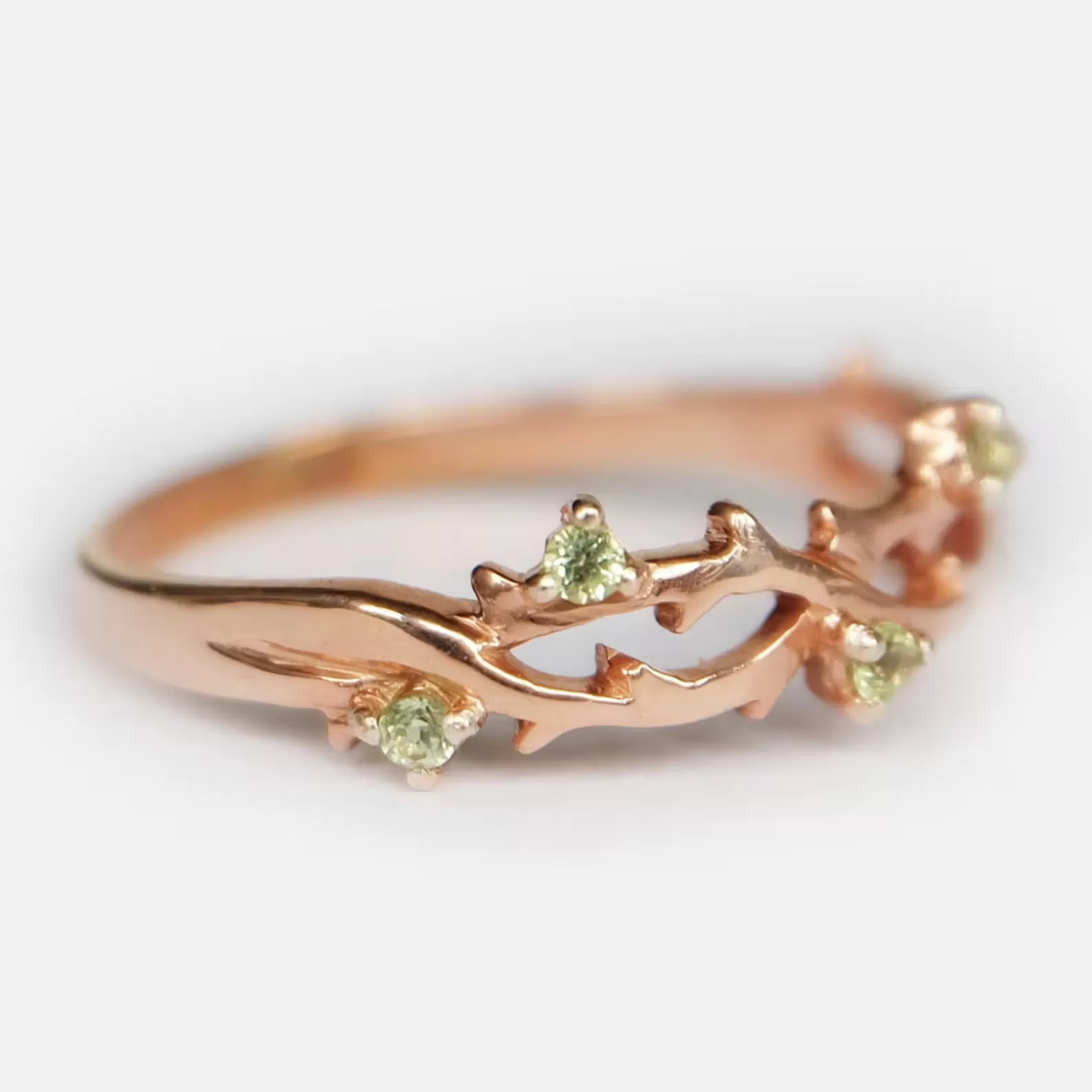 Peridot Branch Ring Helen