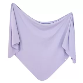 Periwinkle Knit Swaddle Blanket