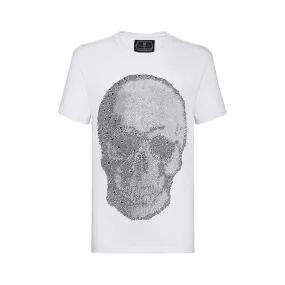 Philipp Plein Platinum Cut Round Neck SS Skull Men's T-Shirt