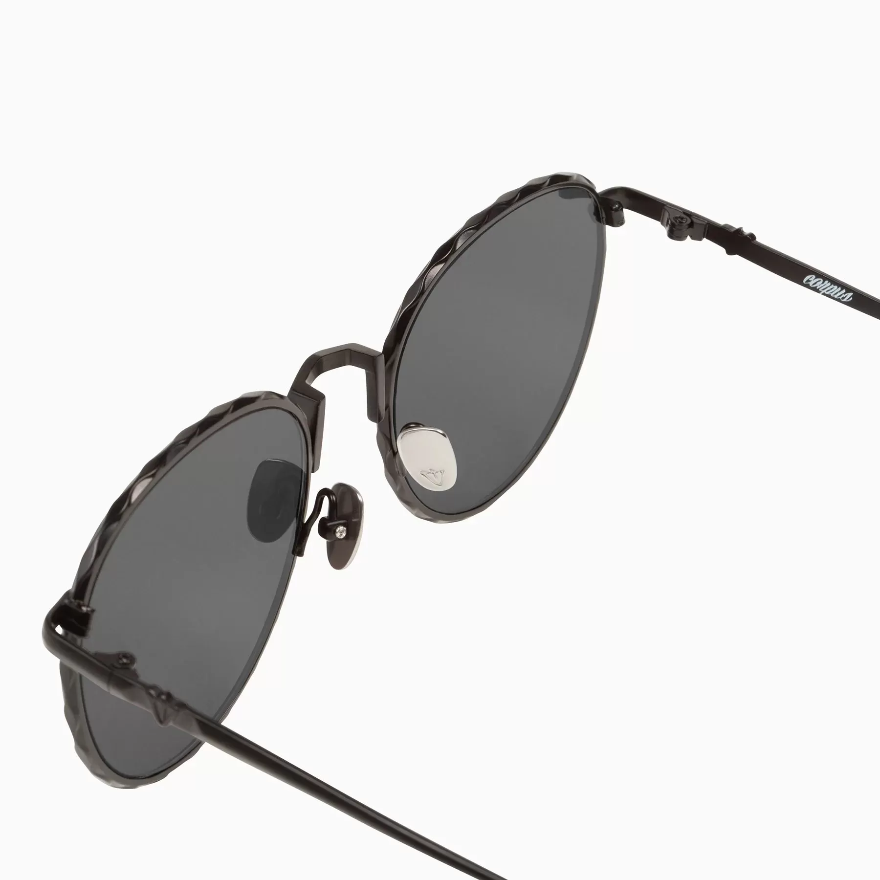 Polarized Corpus / Matte Black Titanium /  Black Lens