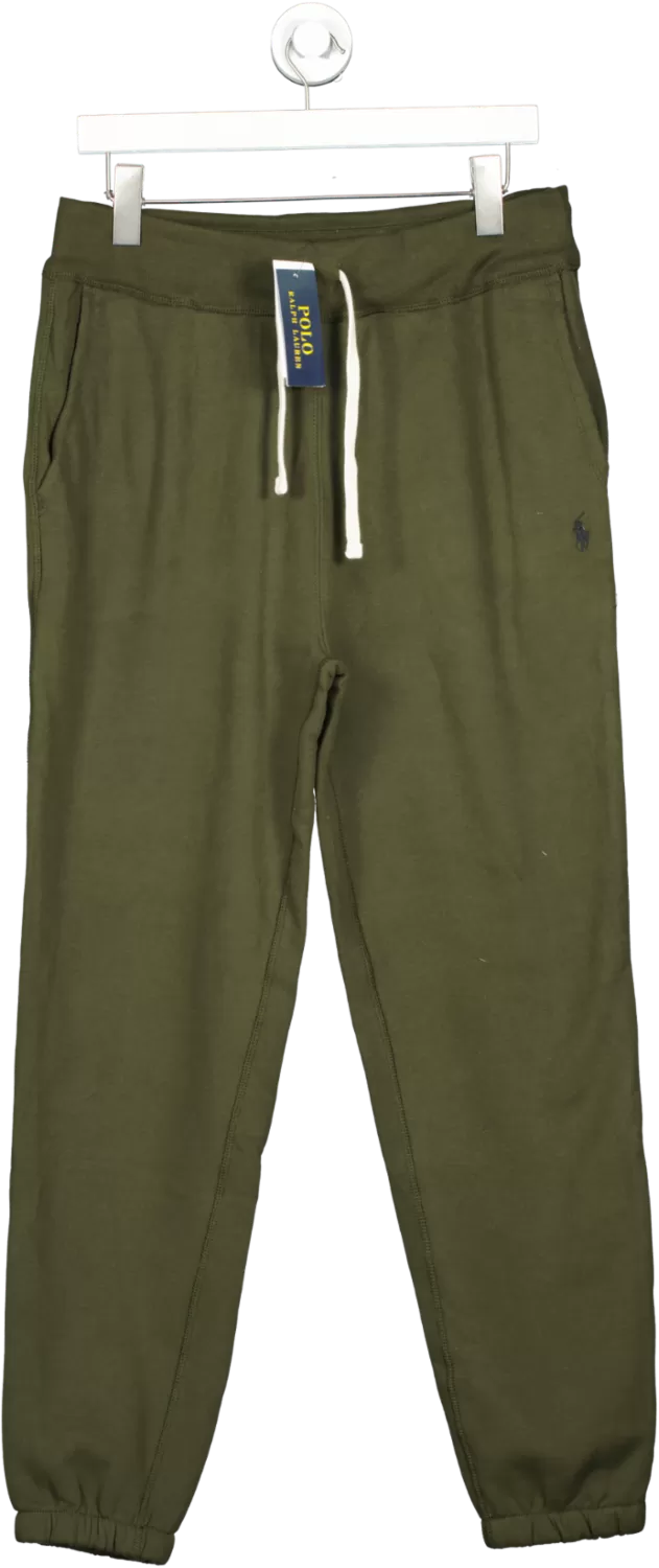 Polo Ralph Lauren Green Khaki / Navy Polo Player Logo Joggers UK M