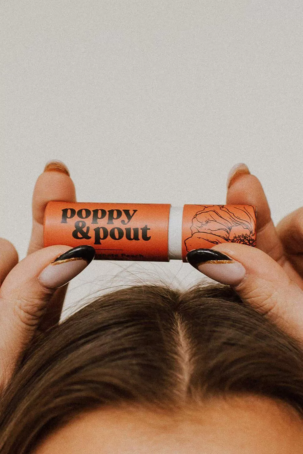 Poppy & Pout Pomegranate Peach Lip Balm