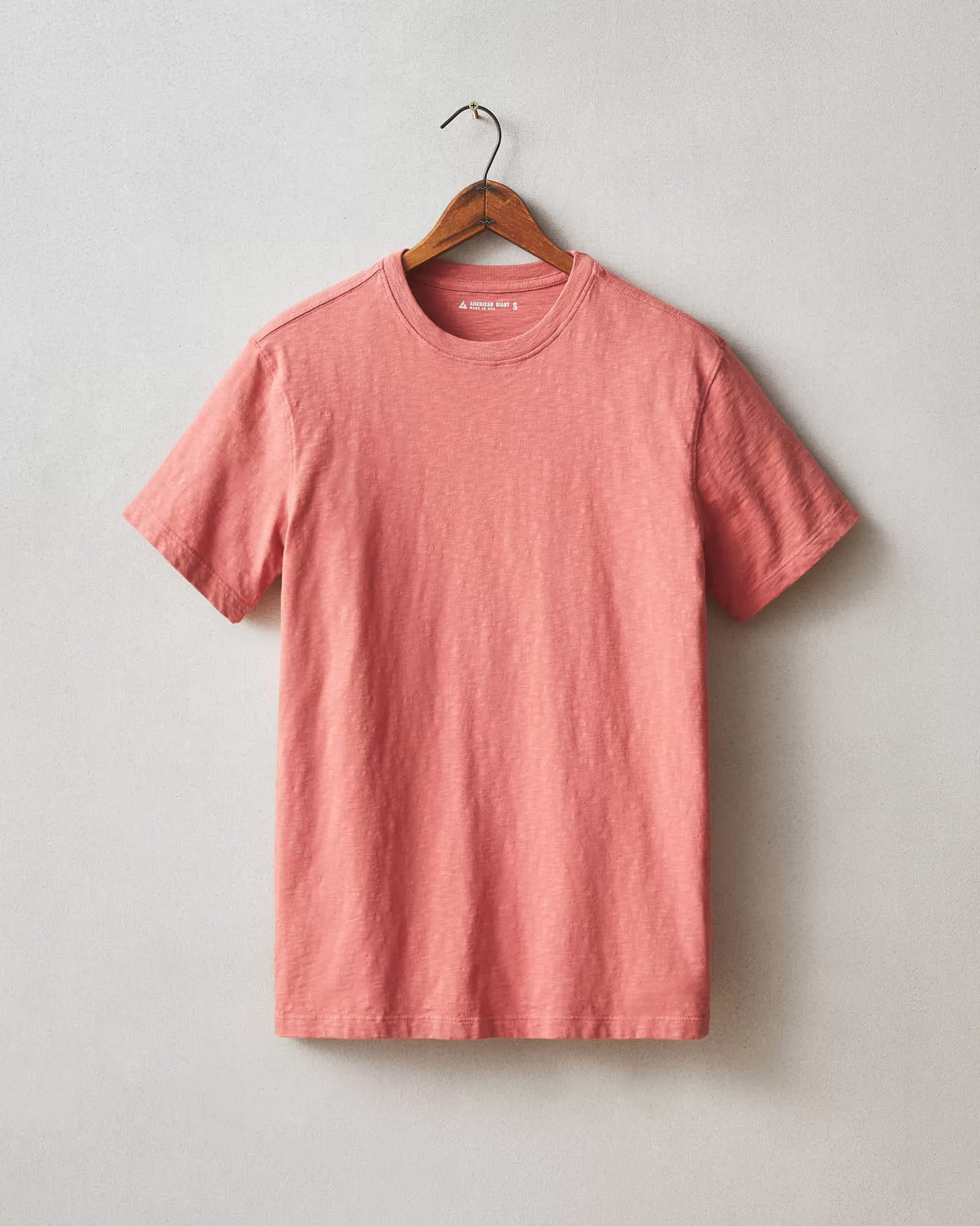 Premium Slub Crew Tee - Red Terra