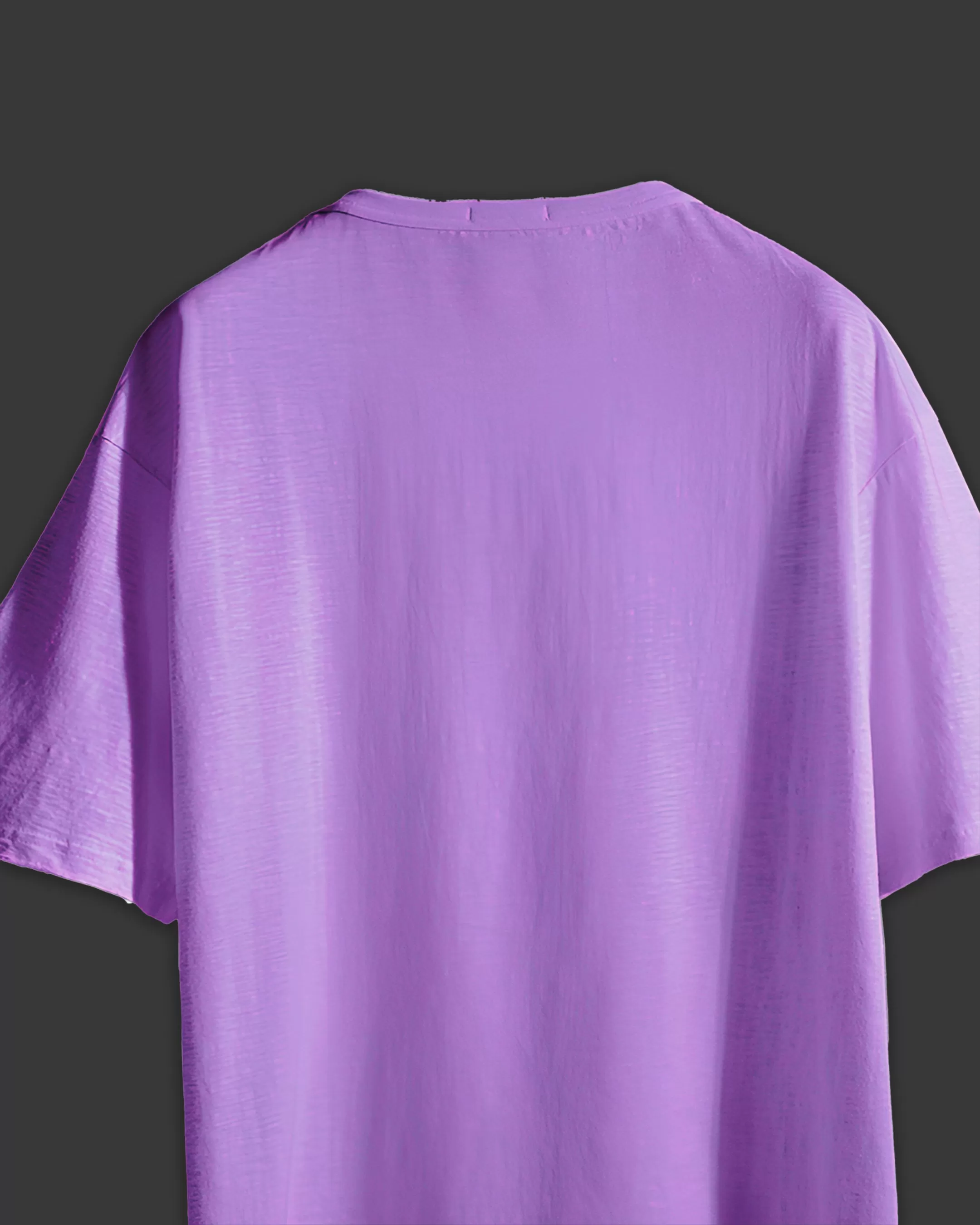 PURPLE OVERSIZED BASIC T-SHIRT