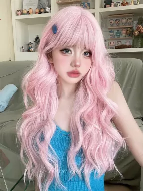 "Cherry Pink Girl" Way Long Wig