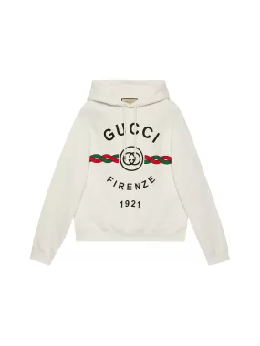 "Gucci Firenze 1921" cotton hoodie