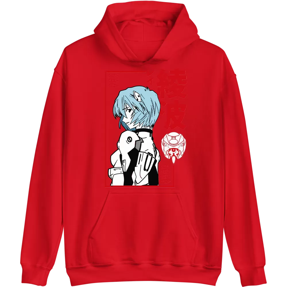 Rei Ayanami Neon Genesis Evangelion Pullover Hoodie