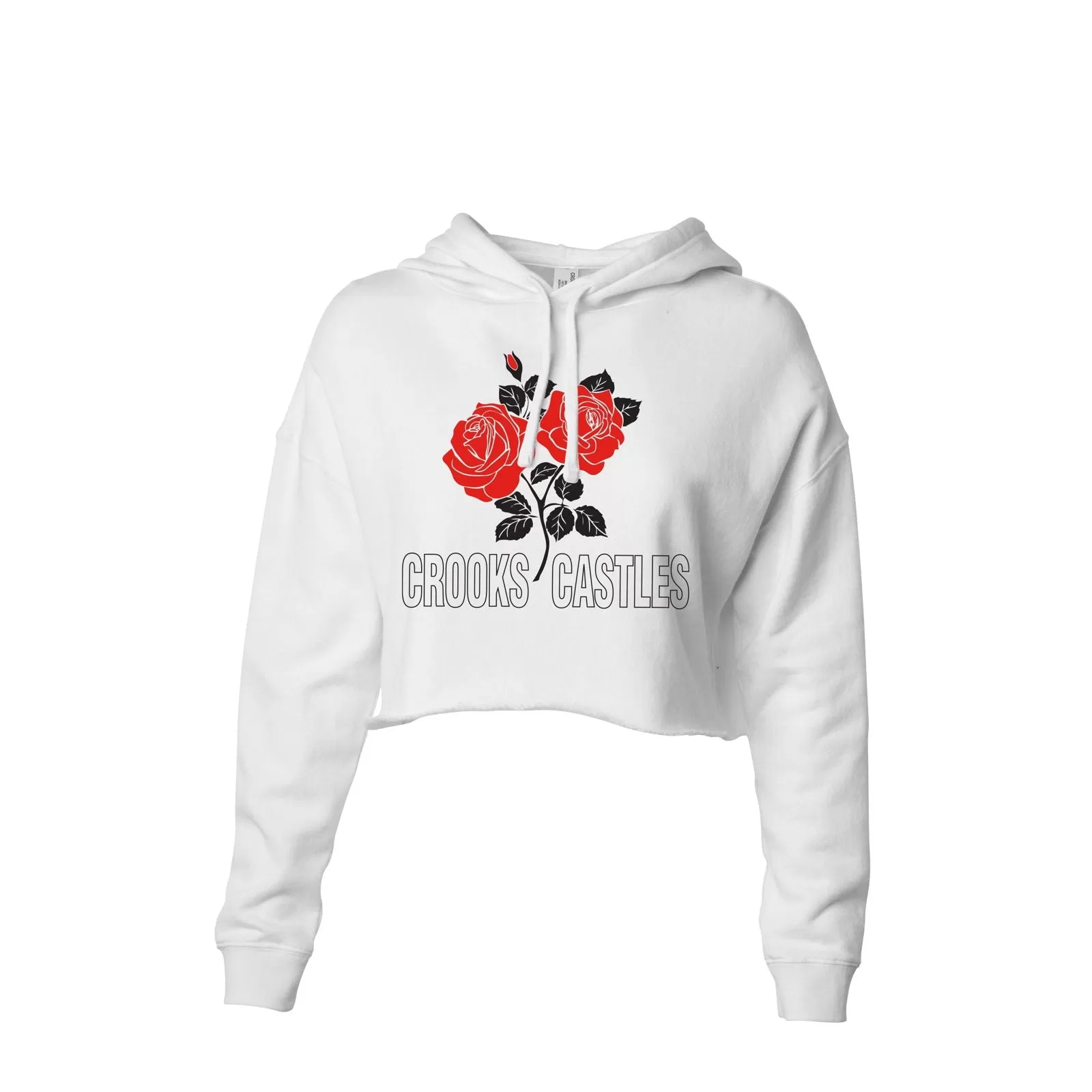 Rose Core Crop Hoodie