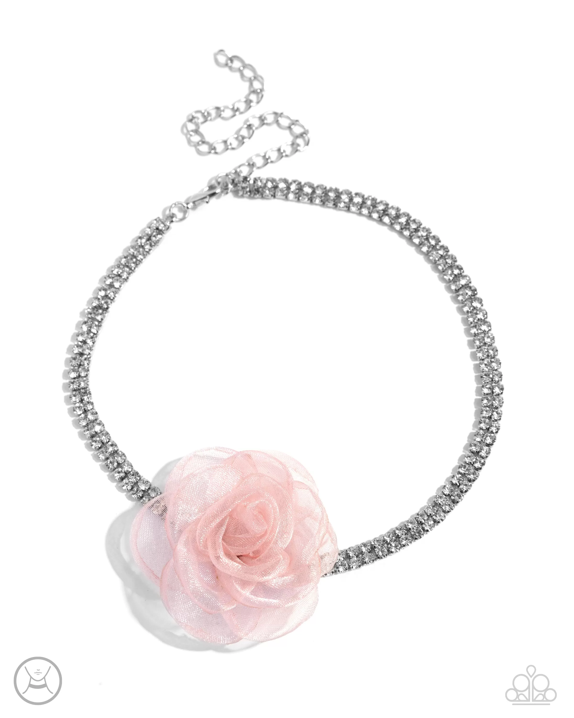 Rosy Range Pink-Necklace