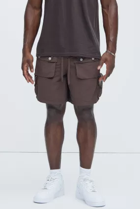 Ryan Cargo Shorts - Dark Brown