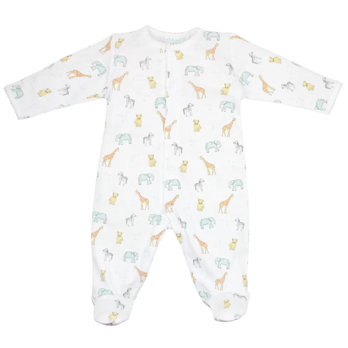 Safari Animals  Printed Footie | Baby Unisex